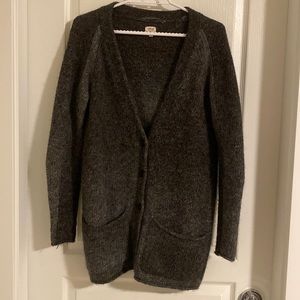 Aritzia Wilfred Grey Cardigan